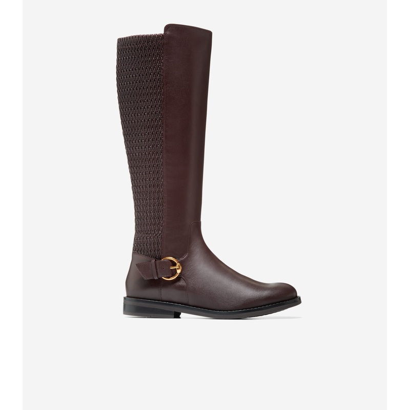Cole Haan Women’s Plum Clover Stretch Side-Buckle Riding Boots |Cole Haan In Lebanon
