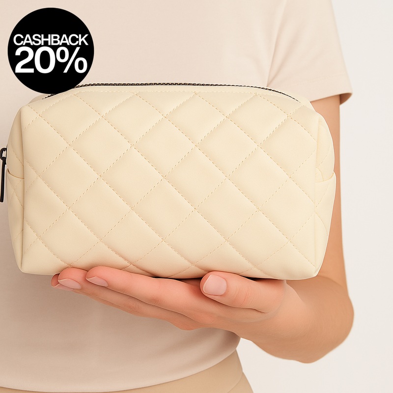 Forever 21 Women’s Beige Makeup Bag |Forever 21 in Lebanon