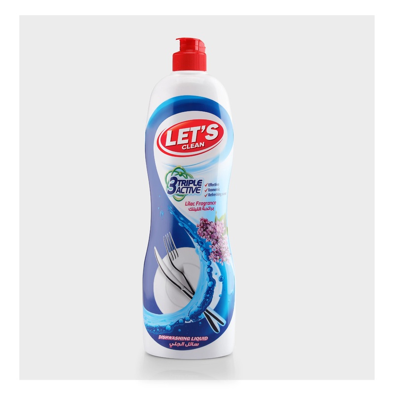Let’s Clean 3 Triple Active Dishwashing Liquid Gel 750ml | Let’s Clean In Lebanon