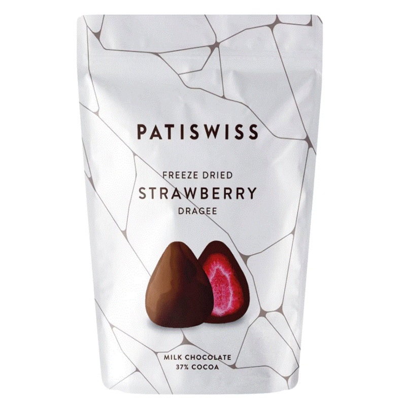 Patiswiss Milk Chocolate Strawberry Dragee 80g | Patiswiss In Lebanon