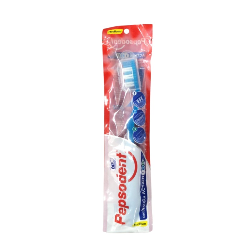 Pepsodent Daily Clean Action Medium Toothbrush