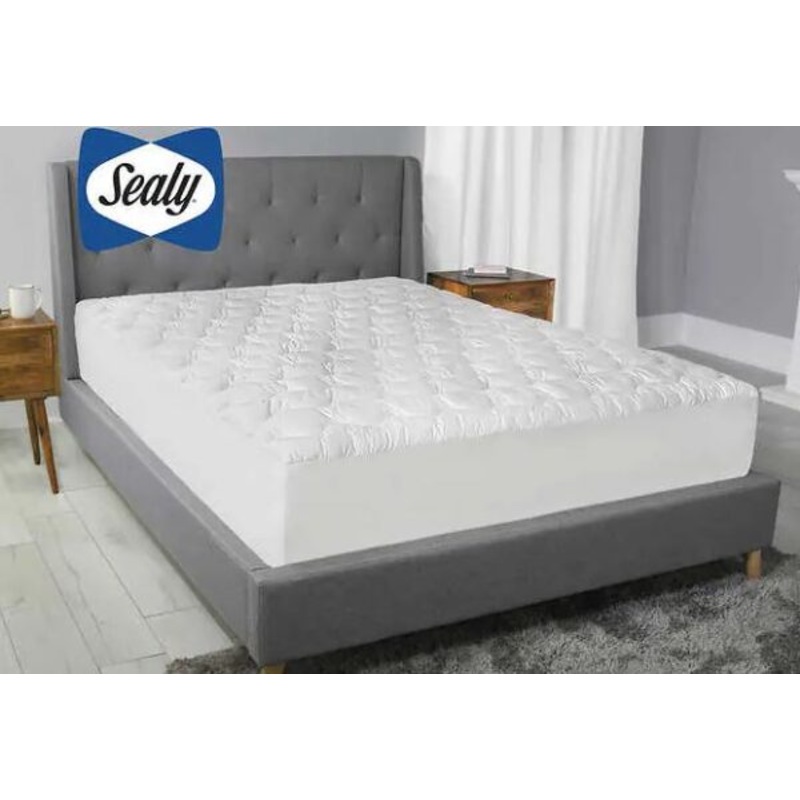 Sealy Spa Luxury Off White 400 Thread Count Mattress Pad 152cm x 203cm | Sealy In Lebanon