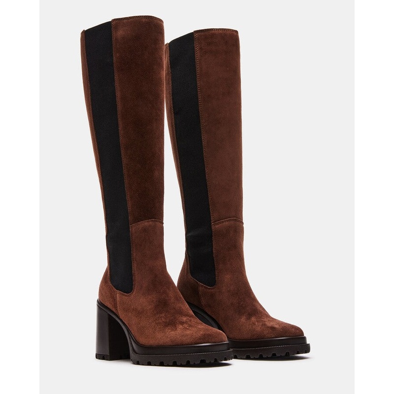 Steve Madden Women’s Brown Suede Deegan Boots | Steve Madden In Lebanon
