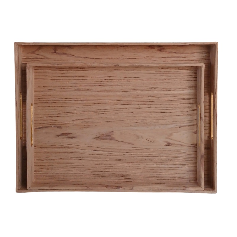 Turkomaz Wooden Serving Trays Set Of 2pcs | Turkomaz In Lebanon