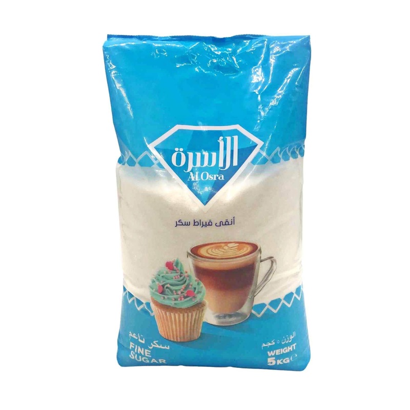 Al Osra Fine Sugar 5kg | Al Osra In Lebanon