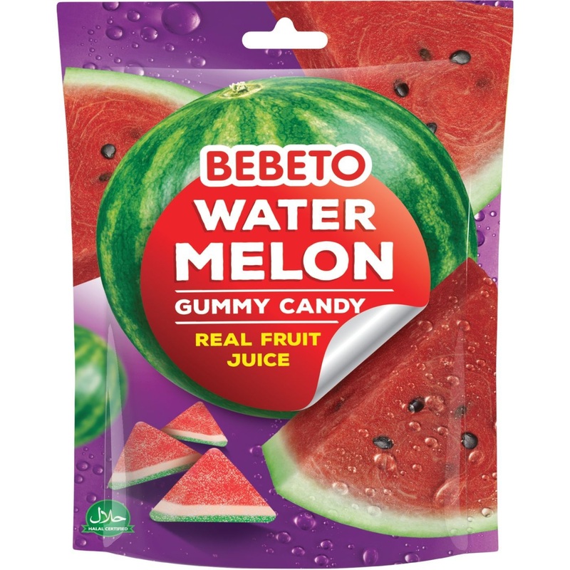 Bebeto Watermelon Gummy Candy Real Fruit Juice 60g | Bebeto In Lebanon