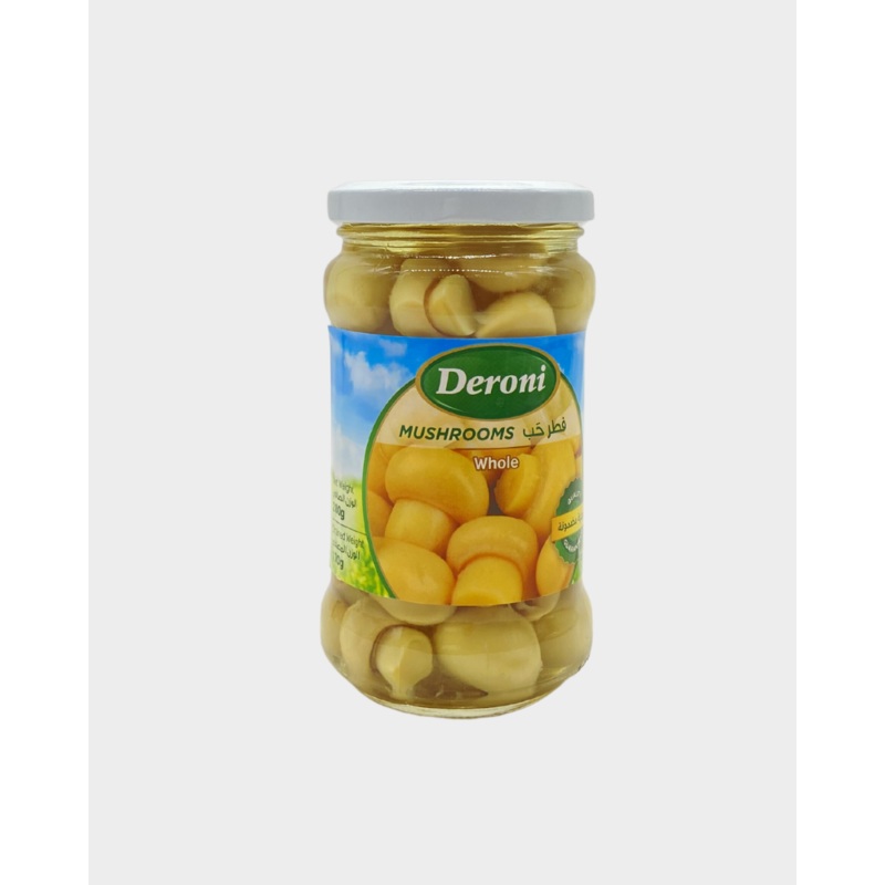 Deroni Whole Mushrooms in Jar 280g |Deroni  In lebanon