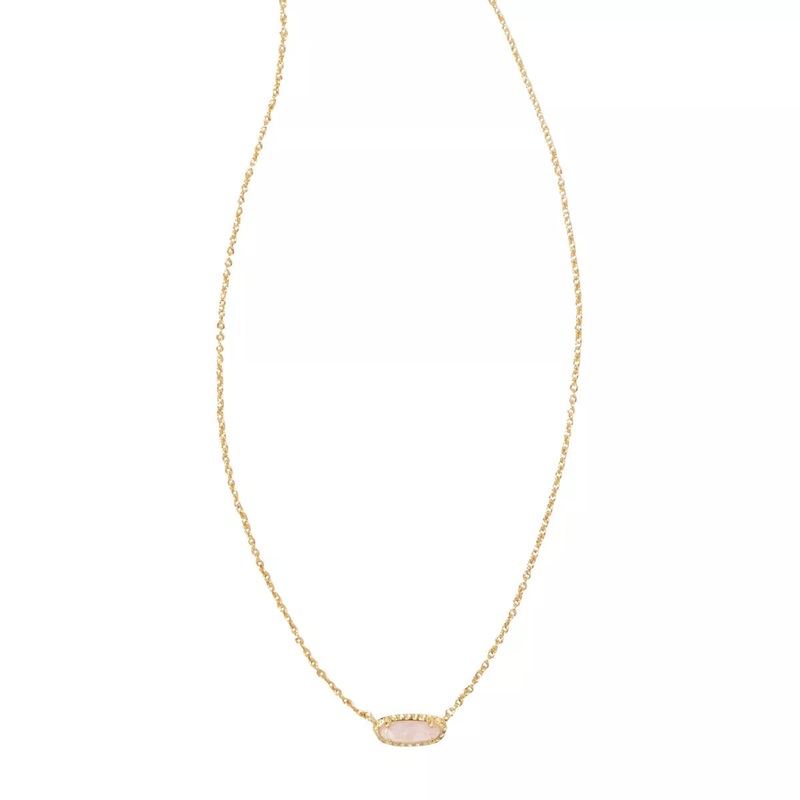 Kendra Scott Emma Pendant Rose Quartz Necklace |Kendra Scott In Lebanon