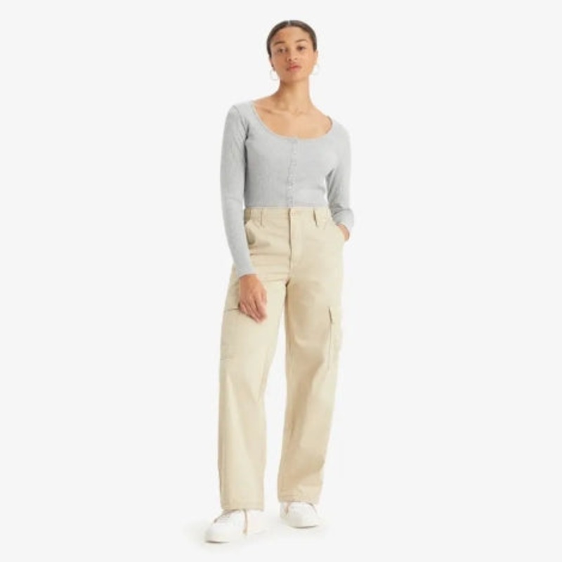 Levi’s Women’s Beige ’94 Baggy Cargo Pants | Levi’s In Lebanon