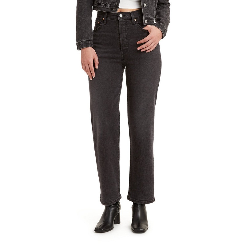Levi’s Women’s Black Ribcage Straight Ankle Jeans | Levi’s In Lebanon