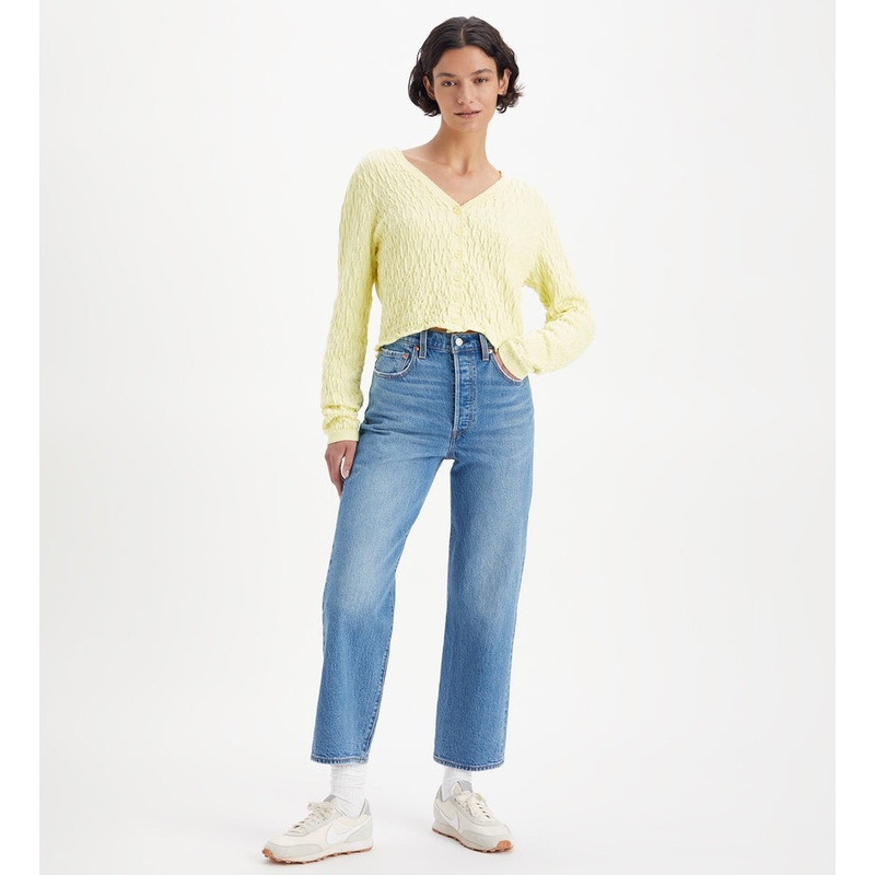 Levi’s Women’s Blue Ribcage Straight Ankle Center Lane Jeans |Levi’s In Lebanon