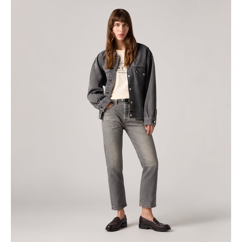 Levi’s Women’s Gray 501 Original High Rise Straight Leg Button Fly Jeans | Levi’s In Lebanon