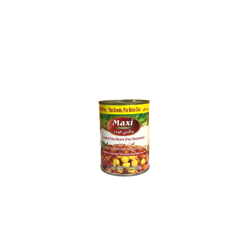 Maxi Foods Fava Beans In Palestinian Recipe 600 g|Maxi Foods In Lebanon