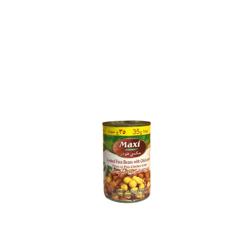 Maxi Foods Fava Beans With Chickpeas 400g|Maxi Foods In Lebanon