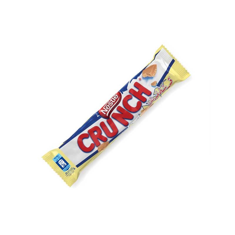 Nestle Crunch White Chocolate with Crisped Rice 28g | Nestle In Lebanon