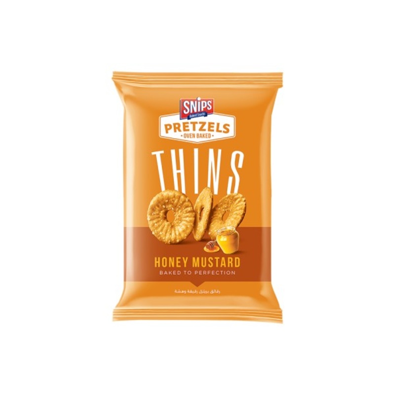 Snips Pretzels Thins Honey Mustard 170g | Snips In Lebanon