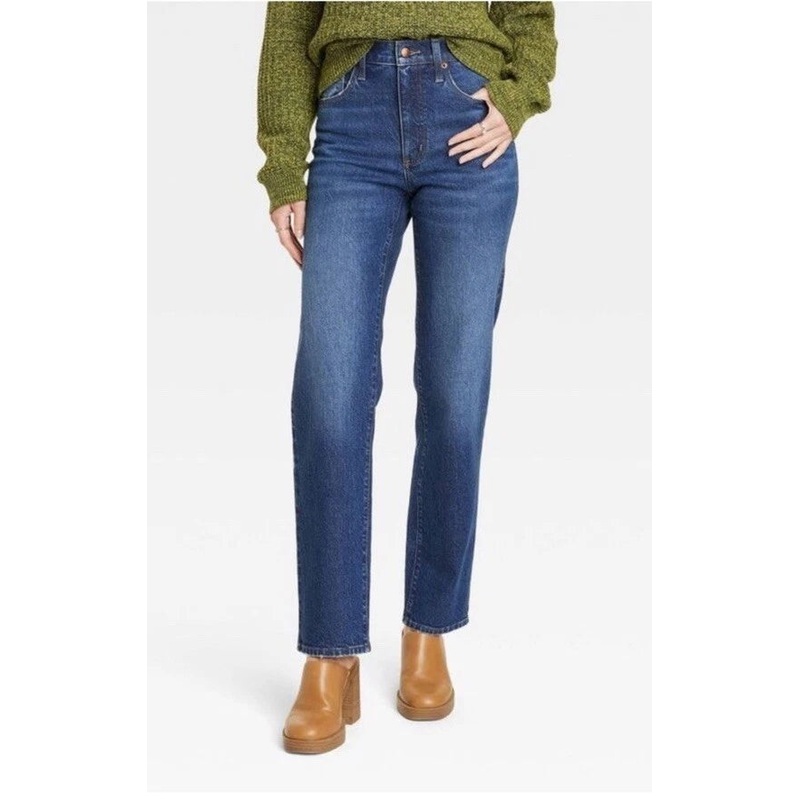 Universal Thread Women’s Navy High-Rise 90’s Straight Jeans |Universal Thread In Lebanon