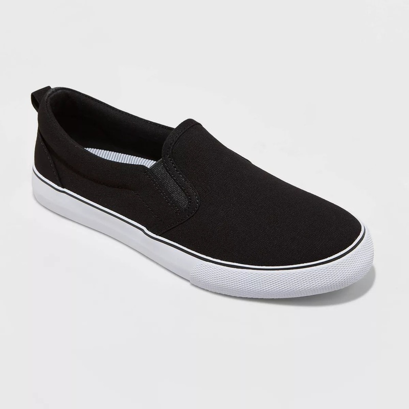 A New Day Women’s Black Millie Twin Gore Slip-On Sneakers |A New Day  In Lebanon