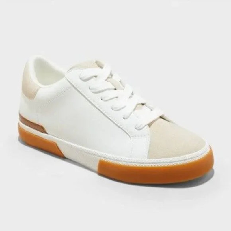 A New Day Women’s  White Maddison Sneakers |A New Day  In Lebanon