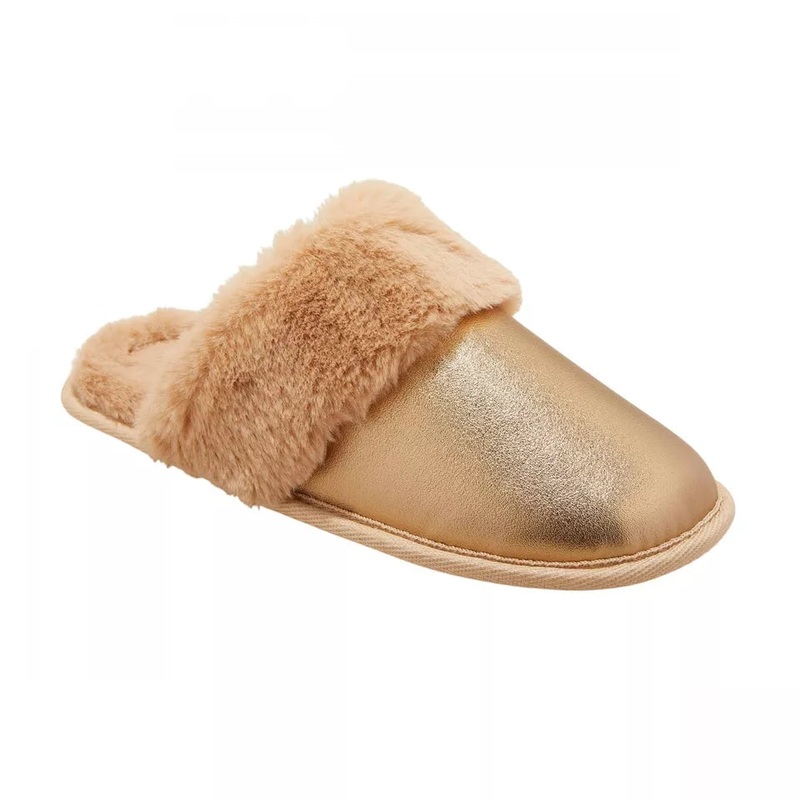 Auden Women’s Brown Rae Metallic Scuff Slippers | Auden In Lebanon