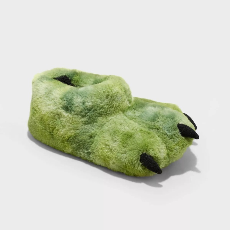 Cat & Jack Boy’s Green Kai Dinosaur Foot Slippers |Cat & Jack In Lebanon