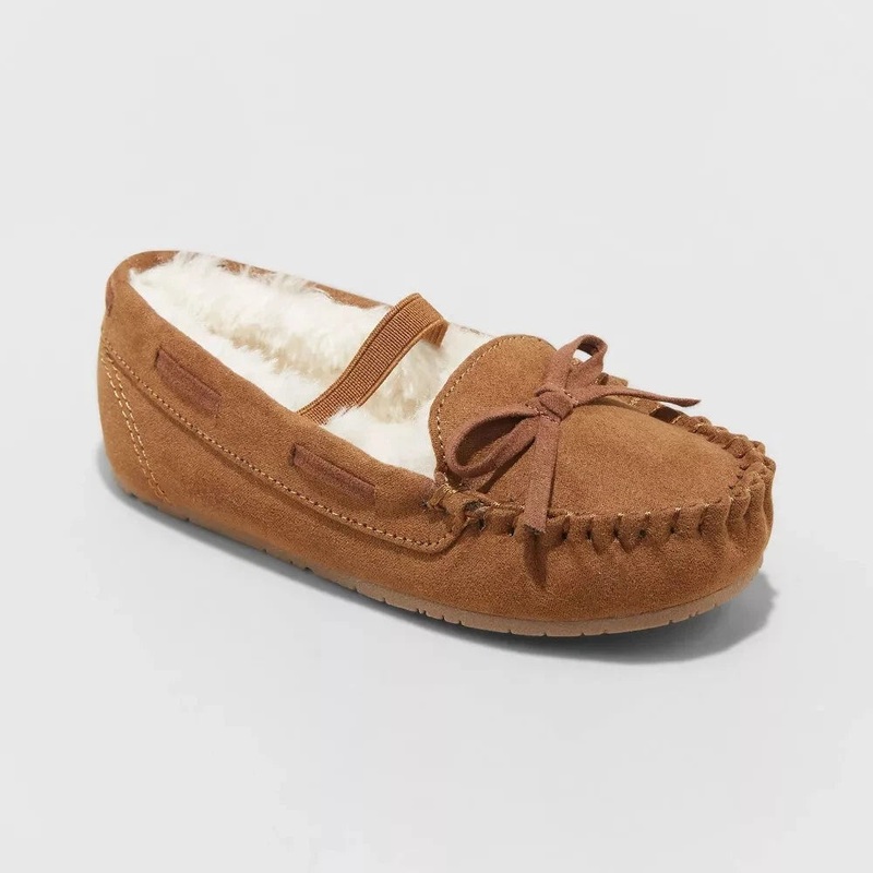 Cat & Jack Girl’s Brown Celina Moccasin Slipper |Cat & Jack In Lebanon