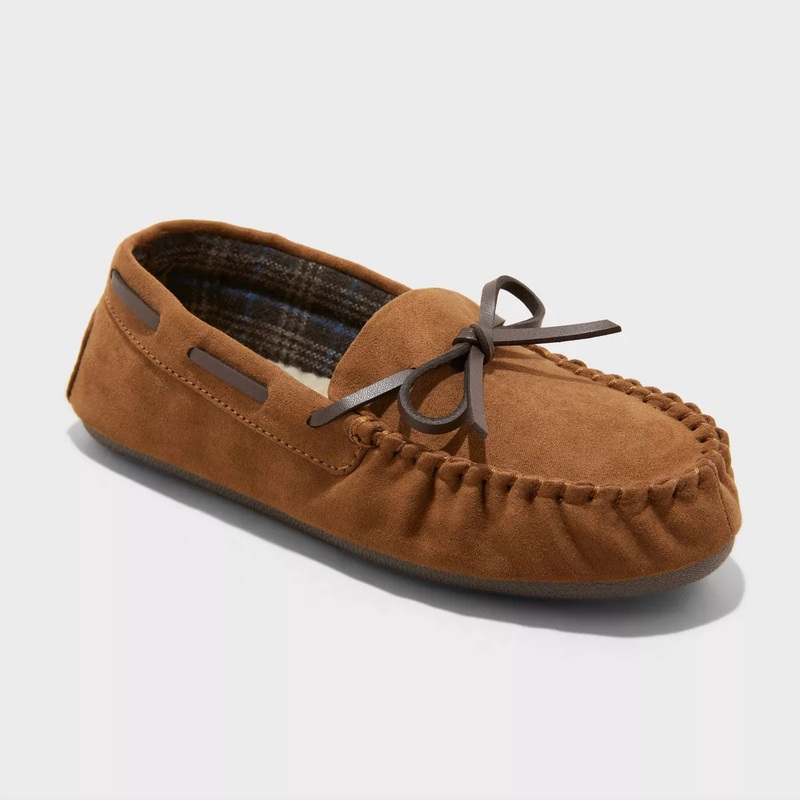 Cat & Jack Kids’ Brown Lionel Moccasin Slippers |Cat & Jack In Lebanon