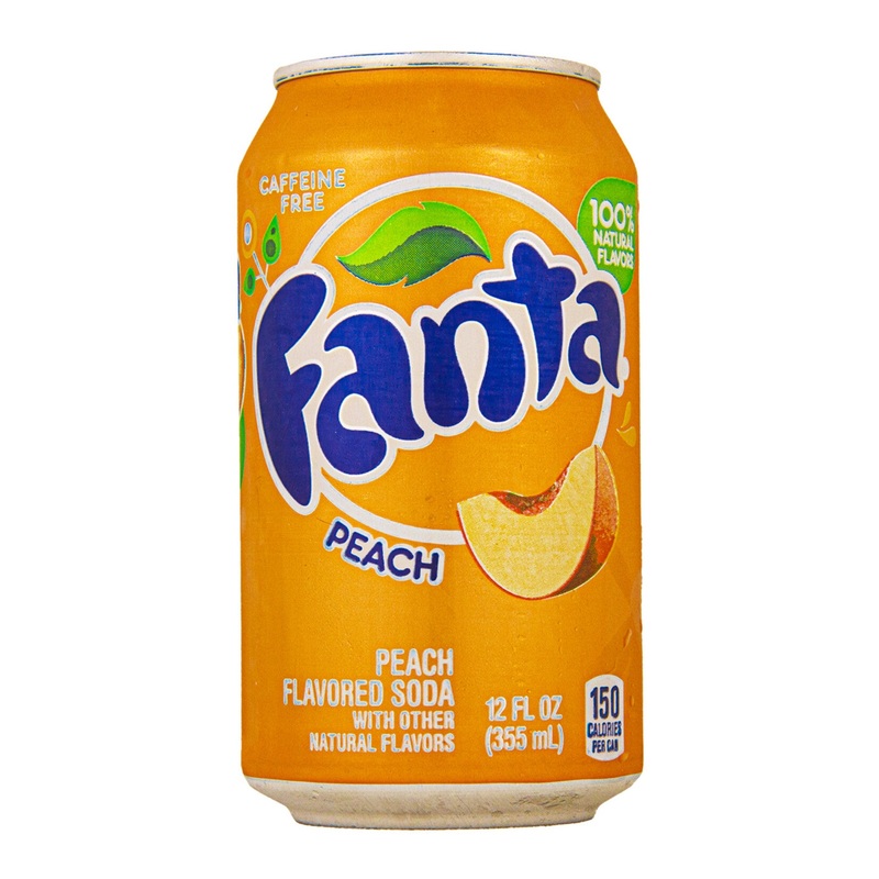 Fanta Peach Soda Drink Can 355ml | Fanta In Lebanon