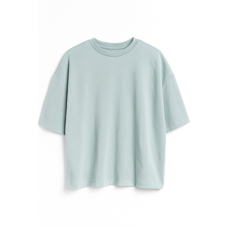 Mango Women’s Light Aqua 3/4 Sleeve Blouse | Mango In Lebanon