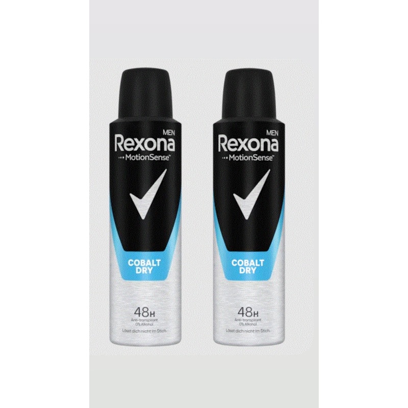 Rexona Cobalt Dry 48H Anti-Perspirant Deodorant For Men 200ml X2 | Rexona In Lebanon