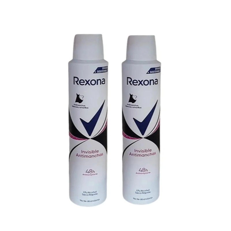 Rexona Women Invisible Antimanchas 48H Deodorant 200ml X2 | Rexona In Lebanon