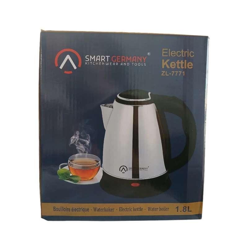 Smart Germany Stainless Steel Electric Kettle 1.8L ZL-7771 | Smart Germany In Lebanon