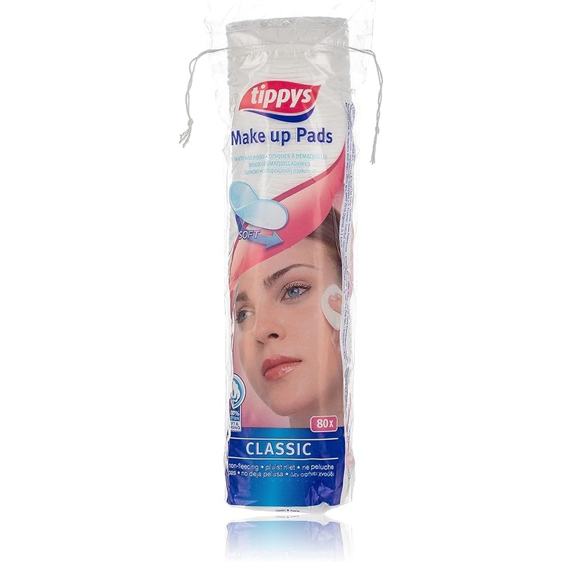 Tippys Makeup Remover Classic Pads 80pcs | Tippys In Lebanon