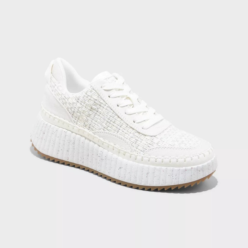 Universal Thread Women’s White Persephone Sneakers | Universal Thread In Lebanon