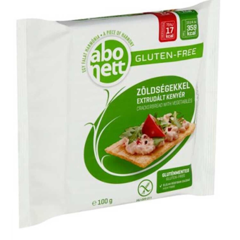 Abonett Cracker Bread With Vegetables Gluten Free 100g | Abonett In Lebanon