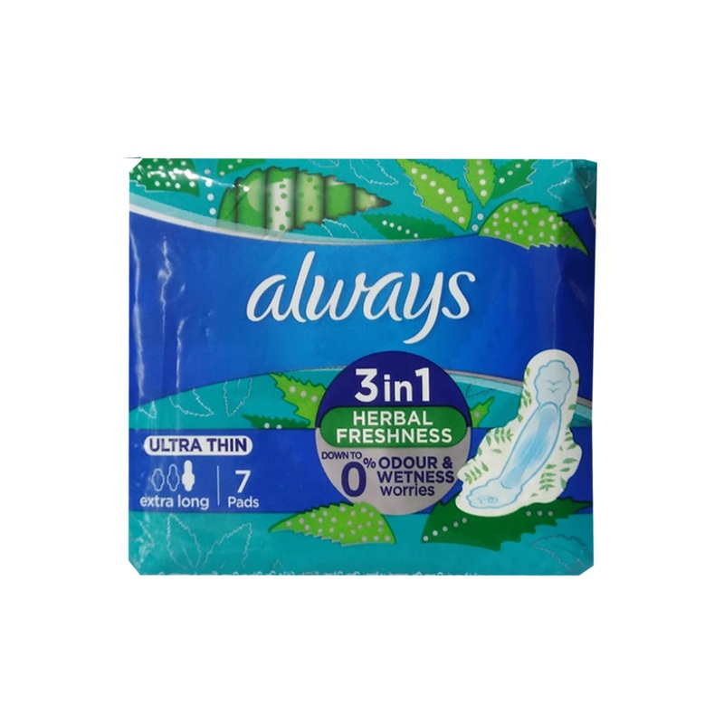 Always Ultra Thin Extra Long 3 in1  7 pads | Always In Lebanon