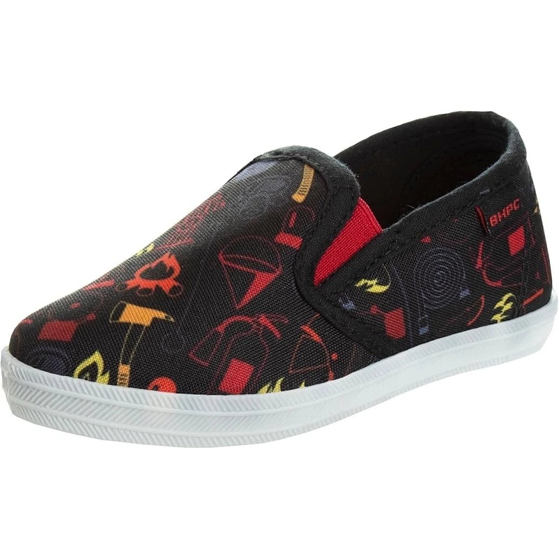 Beverly Hills Polo Club Boy’s Black Slip-on Canvas Sneakers  |Beverly Hills Polo Club In Lebanon