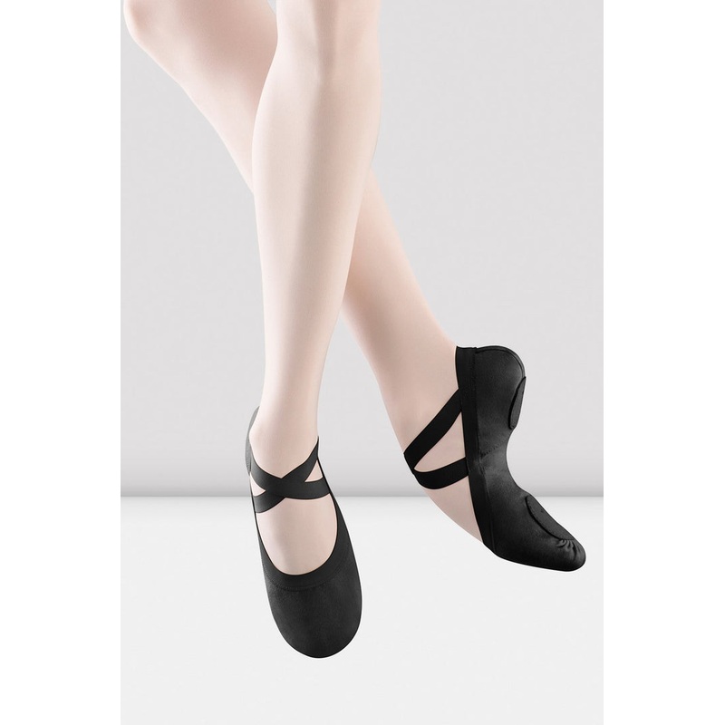 Bloch Women’s Black Elastic Canvas Ballet Shoes |Bloch In Lebanon