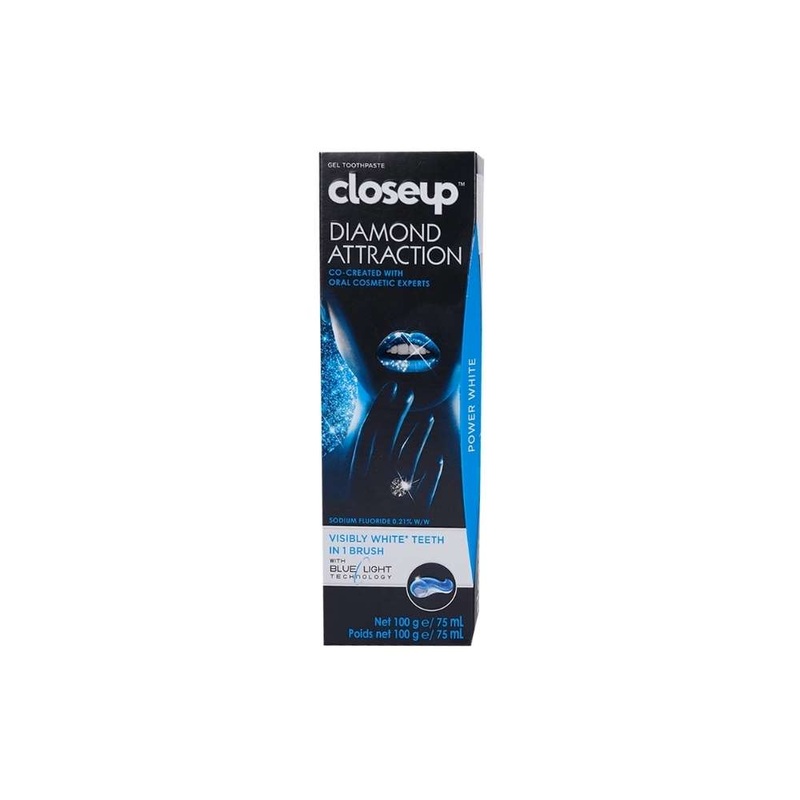 Closeup Diamond Attraction Visibly White Toothpaste 75ml | Closeup In Lebanon