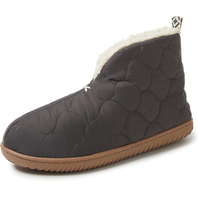 Dearfoams unisex Gray Warm Up Bootie Slipper |Dearfoams In Lebanon