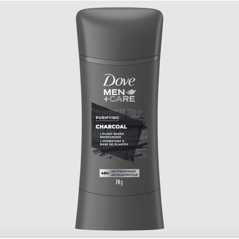 Dove Men +Care Purifying Charcoal Plant-Based Moisturizer 48h Antiperspirant 74g | Dove In Lebanon