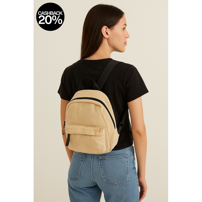Forever 21 Women’s Beige Backpack |Forever 21 in Lebanon