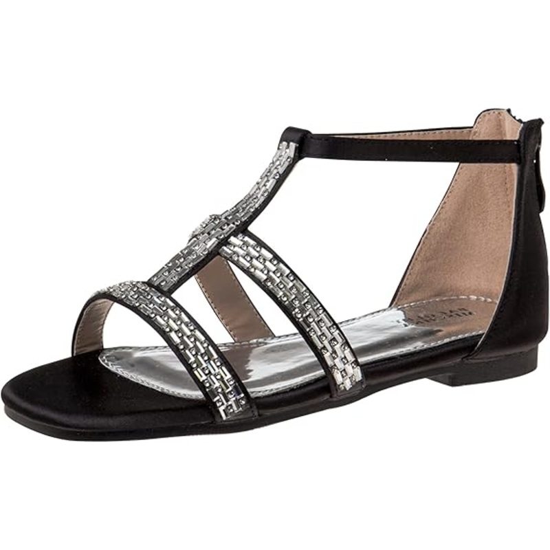 Josmo Girl’s Black Rhinestone Flats Dress Pumps Sandal |Josmo In Lebanon
