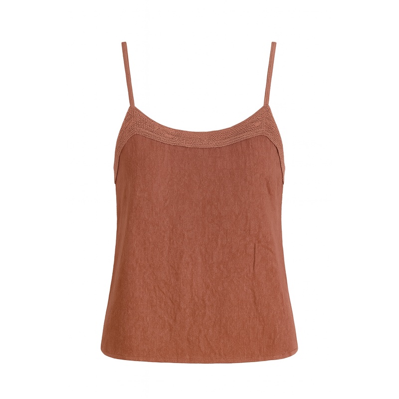 Mango Women’s Dusty Rose Sleeveless Blouse |Mango In Lebanon