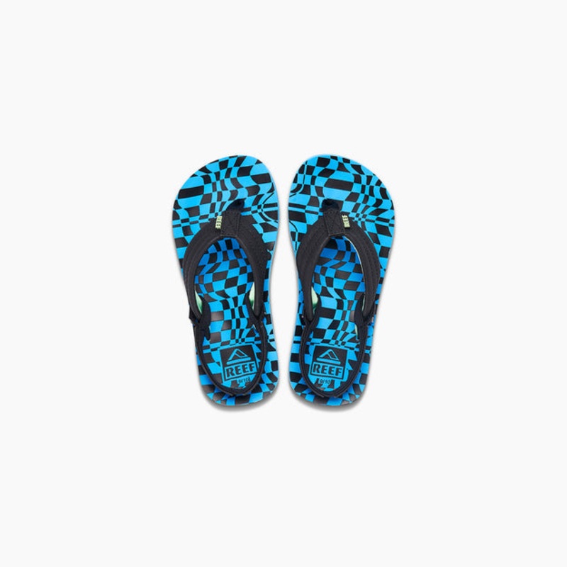 Reef Boy’s Ahi Swell Checkers Flip Flop |Reef In Lebanon