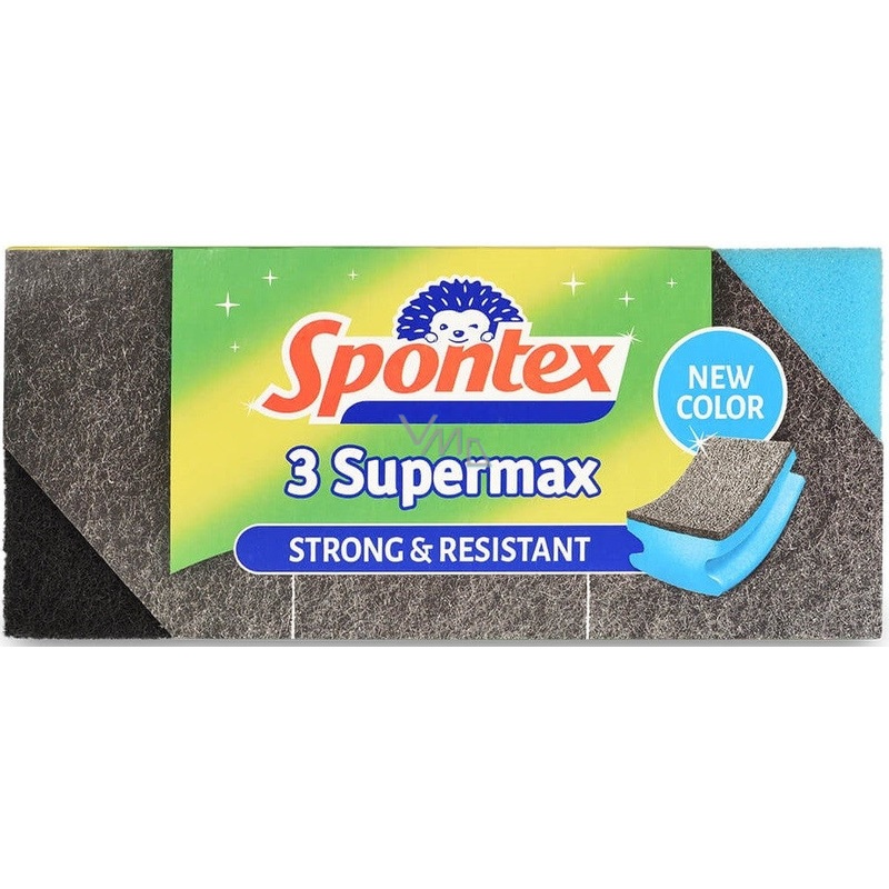 Spontex 3 Supermax Strong & Resistant Sponge Large | Spontex In Lebanon