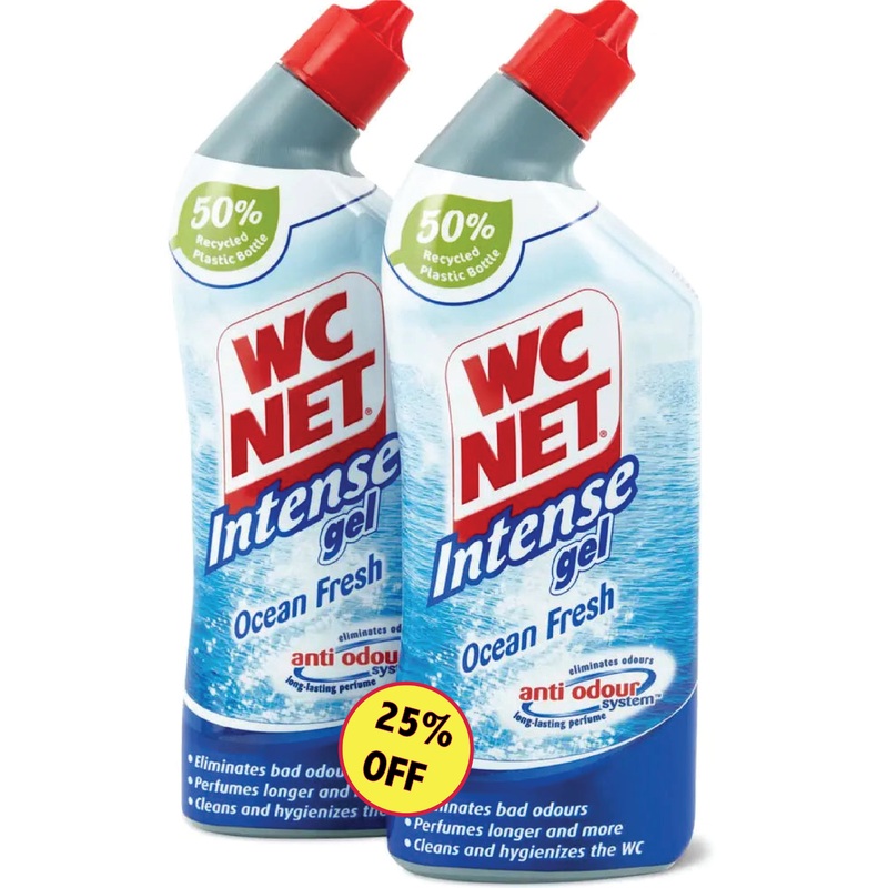 Wc Net Ocean Fresh Intense Gel 750MLX2 (25% Off) | WC NET In Lebanon