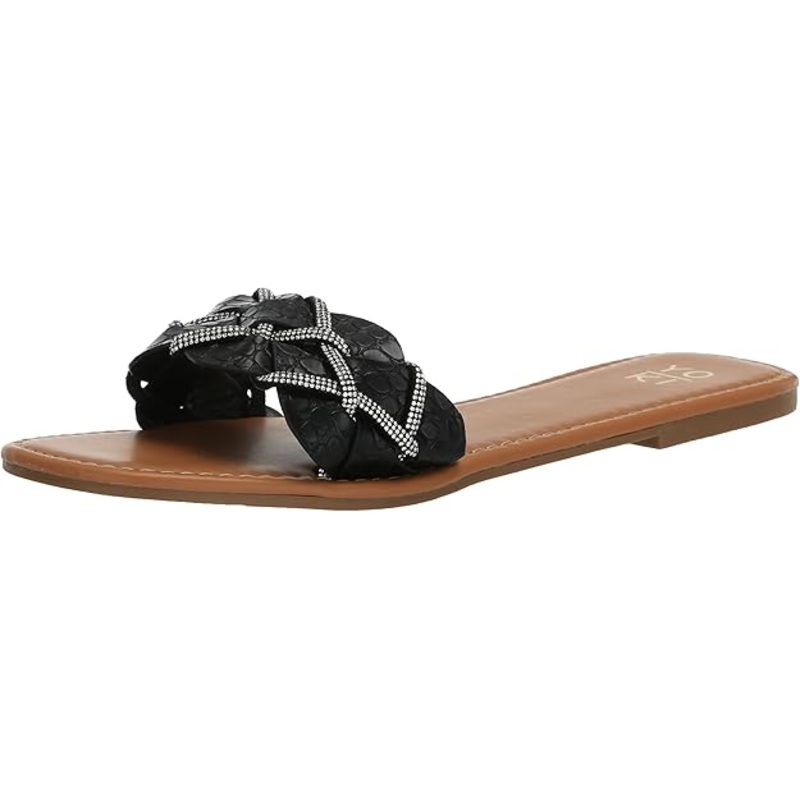 Yoki Women’s Black Fashion Flat Slipper | Yoki In Lebanon