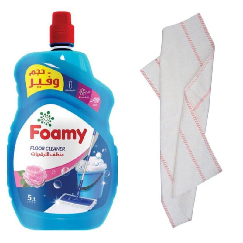 Foamy Floor Cleaner 5.1L + Mop Free |Foamy In Lebanon