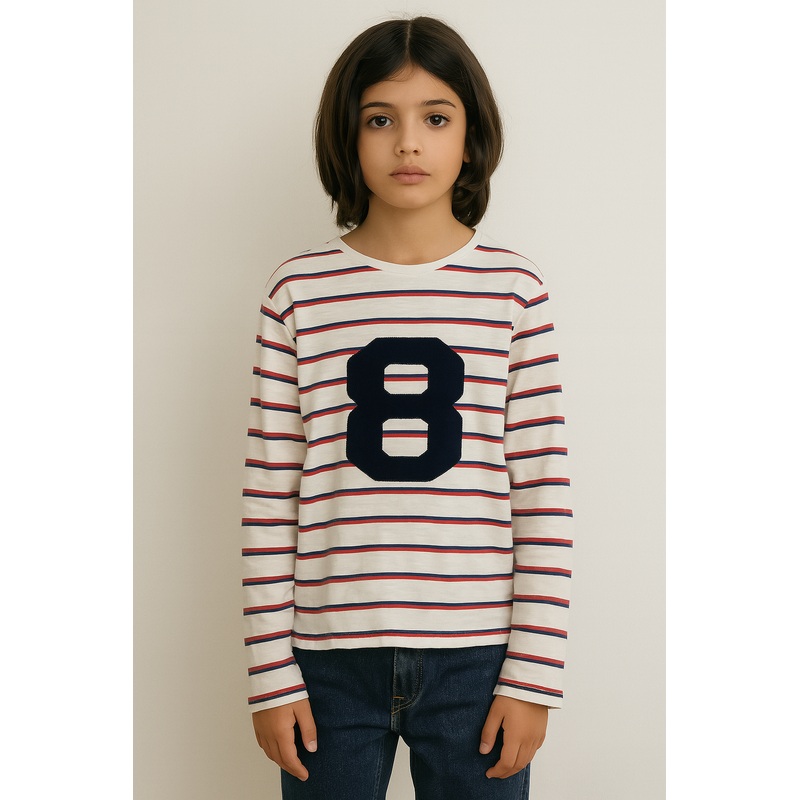 Mango Boy’s Multicolor Striped Long Sleeve Blouse |Mango In Lebanon